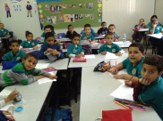 بالصور: فعاليات "الاخر هو أنا" في مدرسة الهدى الاهلية الابتدائية في الرملة